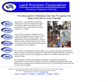 Tablet Screenshot of landprecision.com